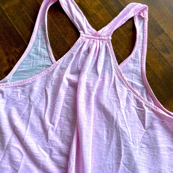Lilly Pulitzer “Gone Coconuts” Candy Pink Tank, Slub 100% Pima Cotton- Med- EUC - Picture 7 of 17